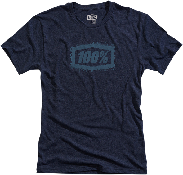 100% Tech Positive T-Shirt - Blue Heather - Large 35011-015-12