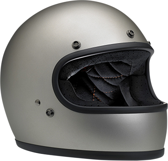 BILTWELL Gringo Helmet - Flat Titanium - Medium 1002-203-103