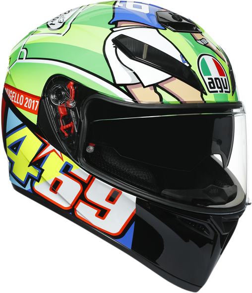 AGV K3 SV Helmet - Rossi Mugello 2017 - ML 210301O0MY00908