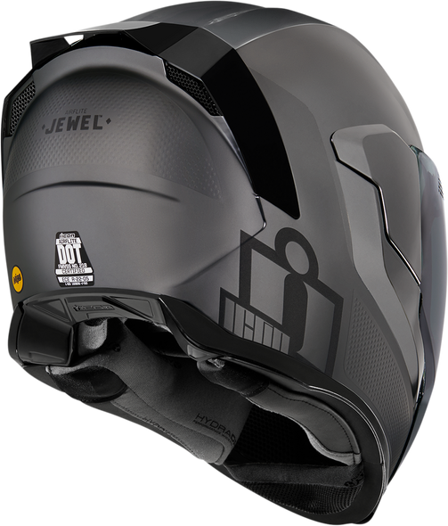 ICON Airflite Helmet - Jewel - MIPSÂ® - Silver - Large 0101-13892