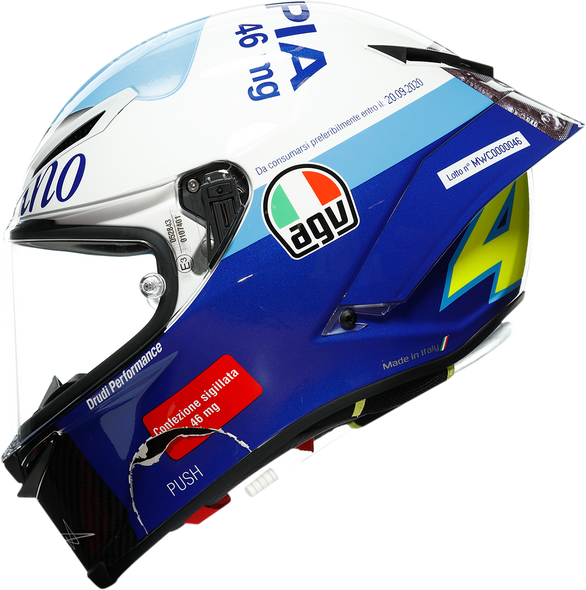 AGV Pista GP RR Helmet - Rossi Misano 2020 - Limited - MS 216031D9MY01006