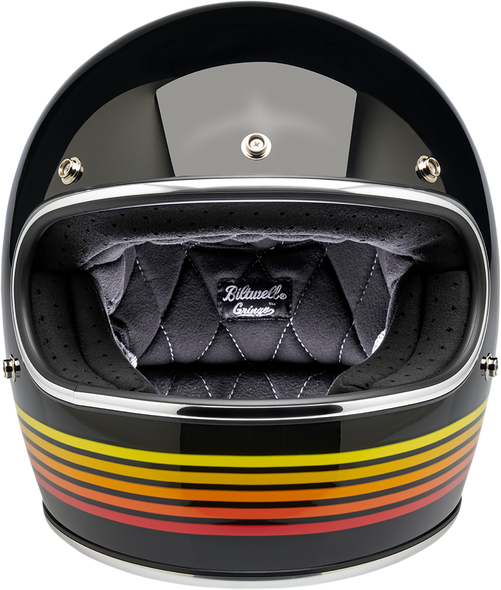 BILTWELL Gringo Helmet - Gloss Black Spectrum - 2XL 1002-536-106