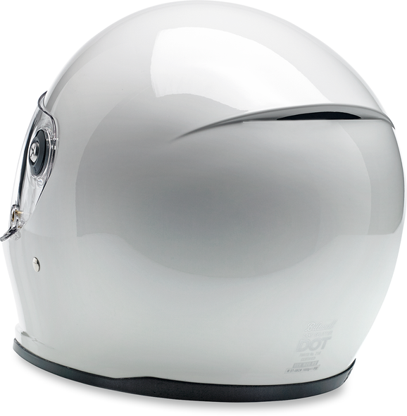 BILTWELL Lane Splitter Helmet - Gloss White - Small 1004-104-102