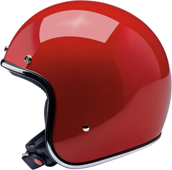 BILTWELL Bonanza Helmet - Gloss Blood Red - XS 1001-137-201