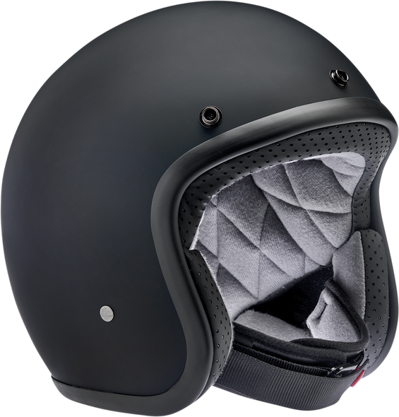 BILTWELL Bonanza Helmet - Flat Black Factory - XL 1001-638-205