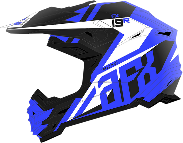 AFX FX-19R Helmet - Racing - Matte Blue - Medium 0110-7069