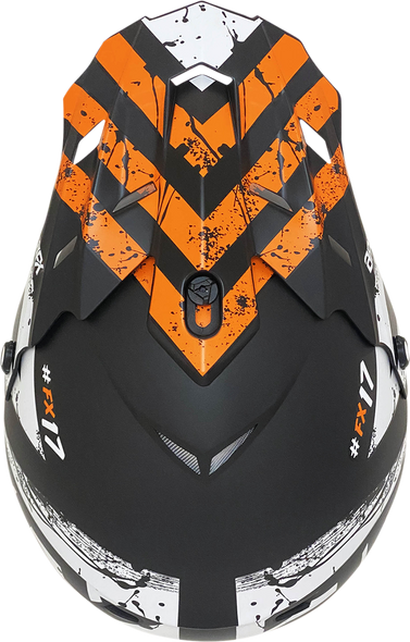 AFX FX-17 Helmet - Attack - Matte Black/Orange - 3XL 0110-7641