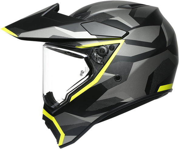 AGV AX9 Helmet - Siberia - Black/Yellow - Small 217631O2LY00705