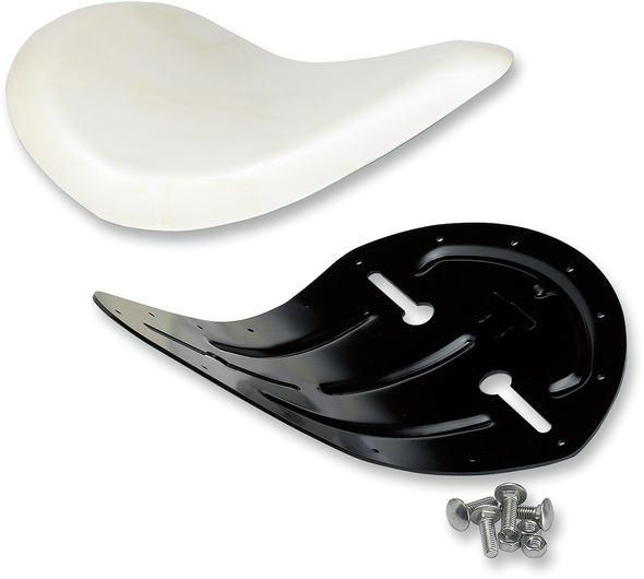 BILTWELL Slimline Pan Seat - With Foam 4002-000