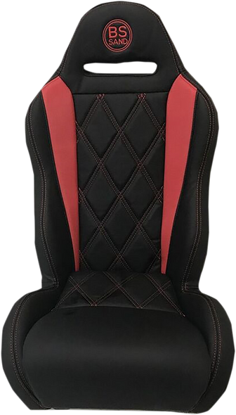 BS SANDS Performance Seat - Diamond - Black/Red PBURDBD20