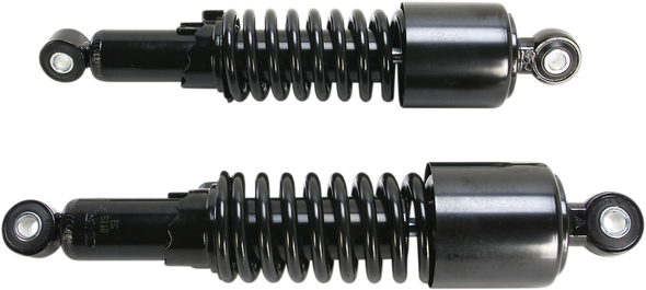 EMGO Custom Shorty Shocks with Shroud - Black Body/Black Spring Finish - Eye Lowering 17-05693B