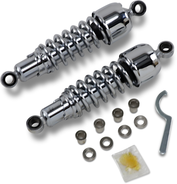 DRAG SHOCKS Replacement Shock Absorbers - Chrome - 11.5" C16-0131NU