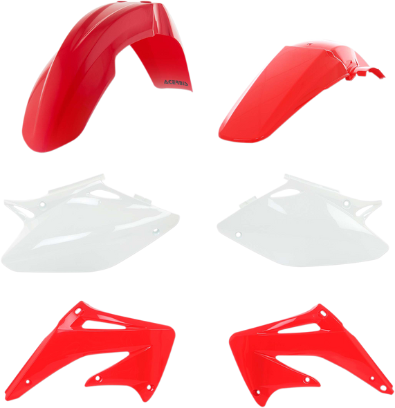 ACERBIS Standard Replacement Body Kit - '04 Red/White - CRF450R 2040980245