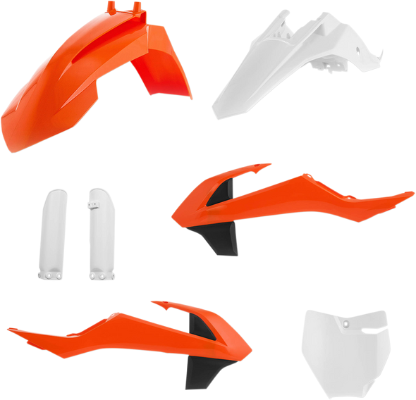 ACERBIS Full Replacement Body Kit - OE Orange/White - SX65 2449605135