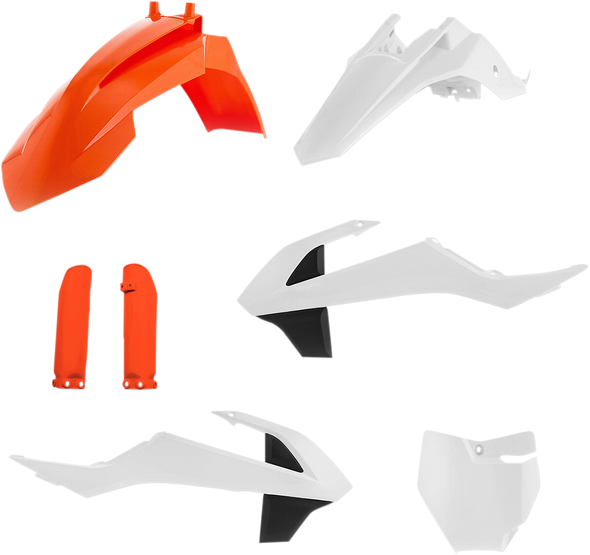 ACERBIS Full Replacement Body Kit - OE Orange/White - SX65 2449605569