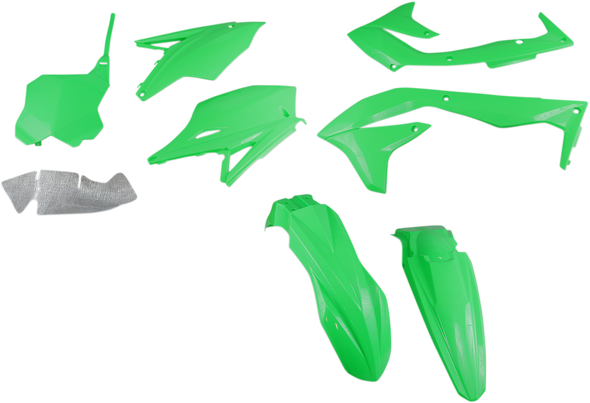 UFO Replacement Body Kit - Fluorescent Green - KX450F KAKIT223-AFLU