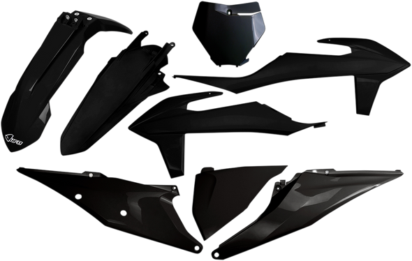 UFO Replacement Body Kit - Black - KTM KTKIT522001