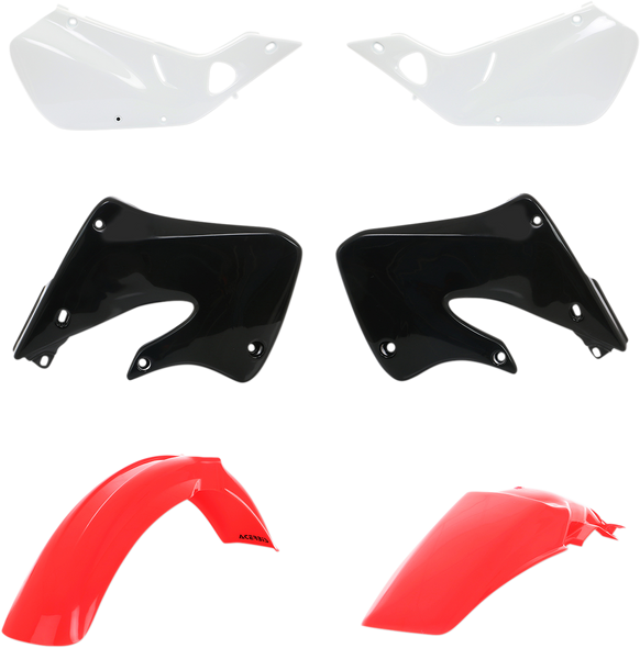 ACERBIS Standard Replacement Body Kit - '99 Red/White/Black - Honda 2040910207