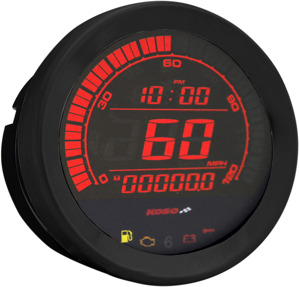 KOSO NORTH AMERICA 4" Speedometer - Black BA051010