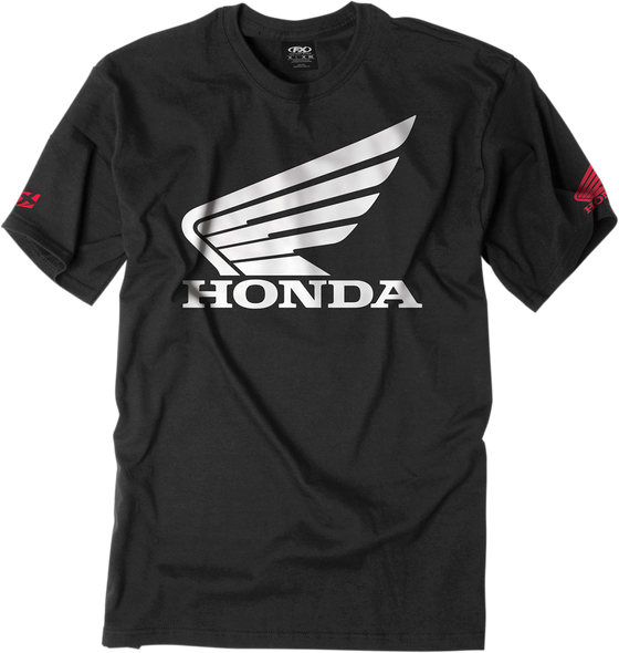 FACTORY EFFEX Honda Big Wing Short Sleeve T-Shirt - Black - 2XL 15-88316