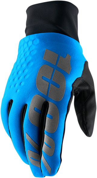 100% Hydromatic Brisker Gloves - Cyan Blue - 2XL 10018-00009