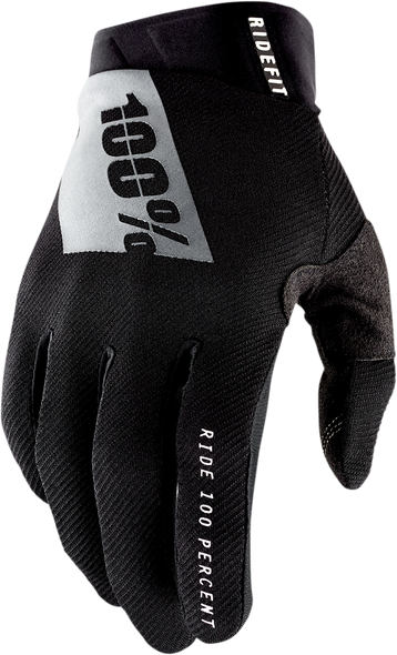 100% Ridefit Gloves - Black - XL 10010-00003