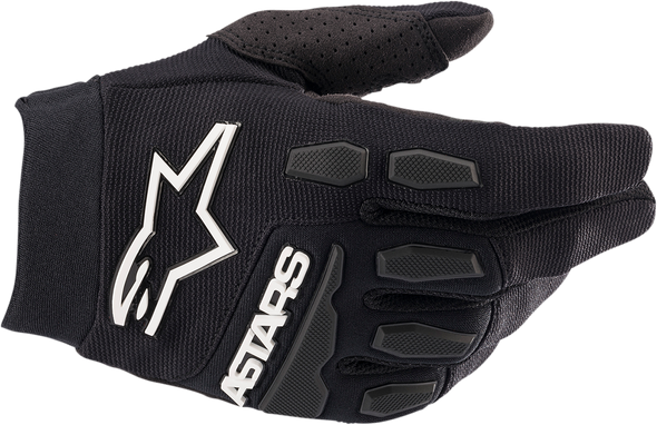 ALPINESTARS Youth Full Bore Gloves - Black - Small 3543622-10-S