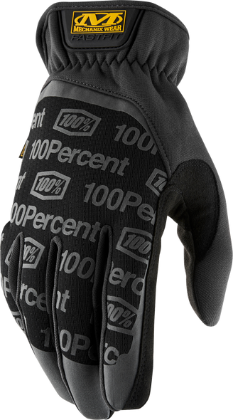 100% 100% Fastfit® Gloves - Black - XL 100-MFF-05-011