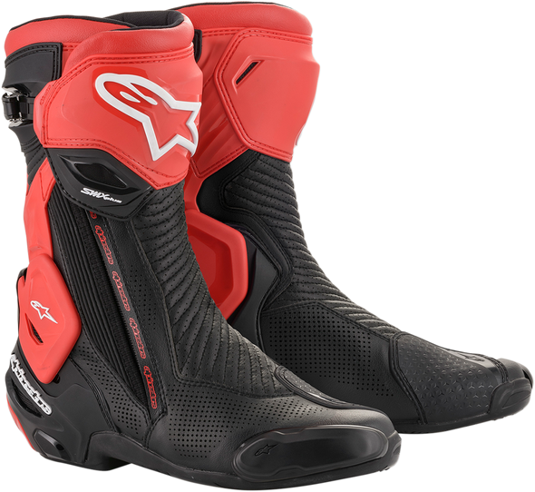 ALPINESTARS SMX+ Vented Boots - Black/Red - US 7.5 / EU 41 2221119-13-41