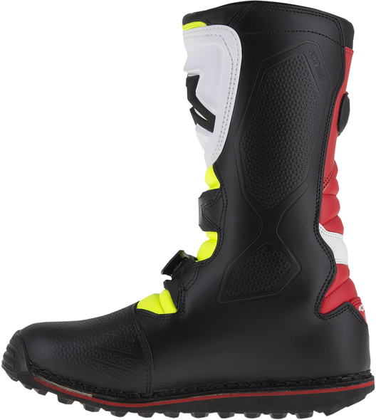 ALPINESTARS Tech-T Boots - White/Red/Yellow Fluorescent/Black - US 13 2004017-2351-13