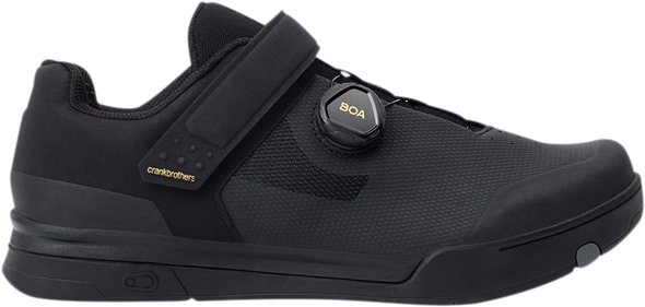 CRANKBROTHERS Mallet BOA® Shoes - Black/Gold - US 10.5 MAB01080A-10.5