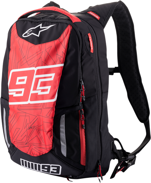 ALPINESTARS Jerez Backpack - Black/Red 6105921-13
