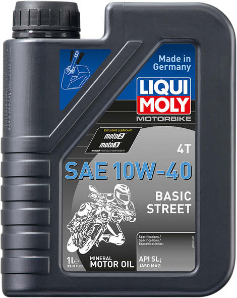 LIQUI MOLY Basic Street 4T Oil - 10W-40 - 1 L 20190