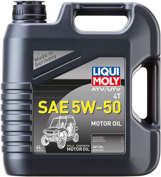 LIQUI MOLY ATV/UTV 4T Engine Oil - 5W-50 - 4 L 20214