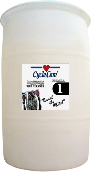 CYCLE CARE FORMULAS Formula 1 Wheel & Tire Cleaner - 30 U.S. gal. - Barrel 01030
