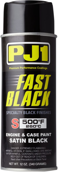 PJ1/VHT High-Temperature Paint - Satin Black - 12 oz. net wt. - Aerosol 16-SAT