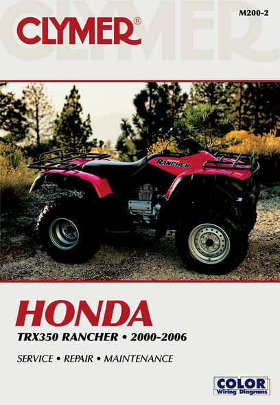 CLYMER Manual - Honda TRX350 M200-2