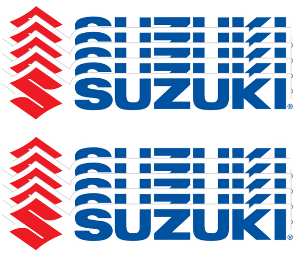 D'COR VISUALS Suzuki Decal - 6" - 10 Pack 40-40-107