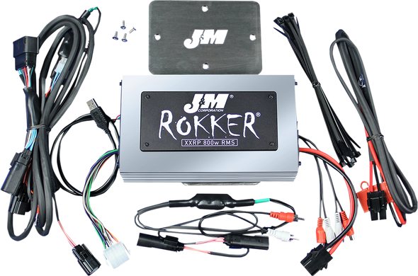 J & M 800w 4-Channel Rokker Amplifier - '16+ FLTRU JAMP-800HR16ULP