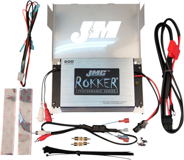J & M 200 W Amplifier Kit - '98-'13 FLHX/FLHT JMRA-2000HC06