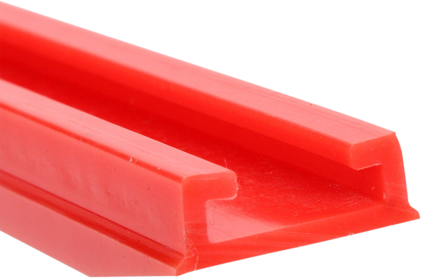 GARLAND Red Replacement Slide - UHMW - Profile 25 - Length 56.89" - Yamaha 25-5689-3-01-02