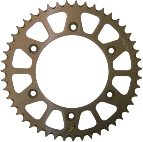 SUNSTAR SPROCKETS Rear Sprocket - 49-Tooth - Honda - Gold 5-355949