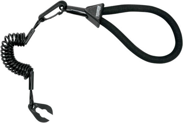 ATLANTIS Wrist Lanyard - Black/Black - Yamaha A8147