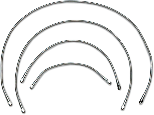 DRAG SPECIALTIES Universal Brake Line - Clear - 30" 830