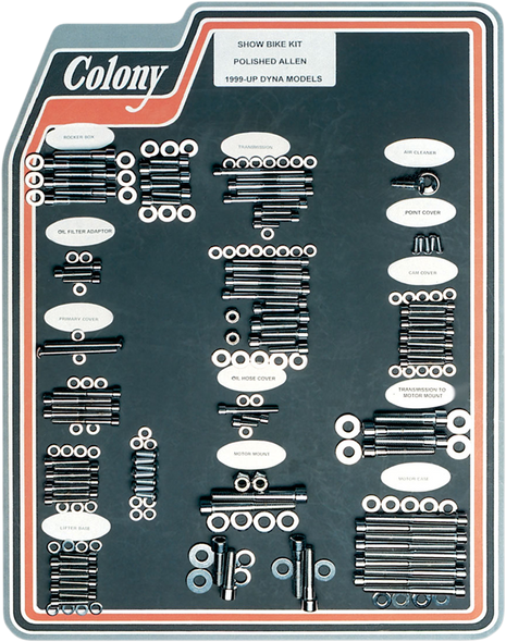 COLONY Motor Transmission - Polished - '00-'06 FLT 1001P