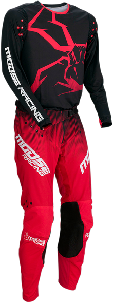 MOOSE RACING Agroid Pants - Black/Red - 34 2901-8474
