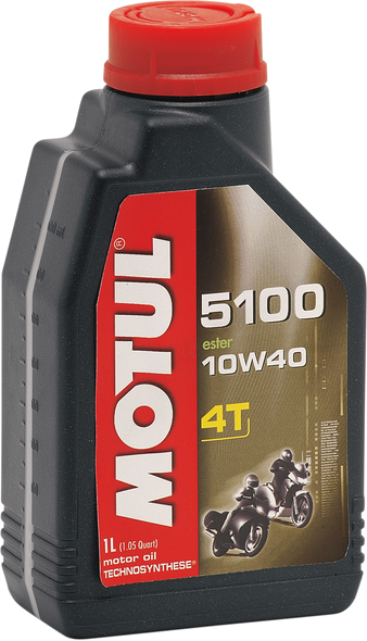 MOTUL 5100 4T Synthetic Blend Oil  - 10W-40 - 1 L 104066