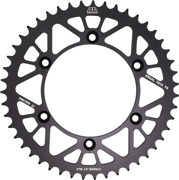 JT SPROCKETS Rear Sprocket - Suzuki - Black - 48-Tooth JTA808.48BLK