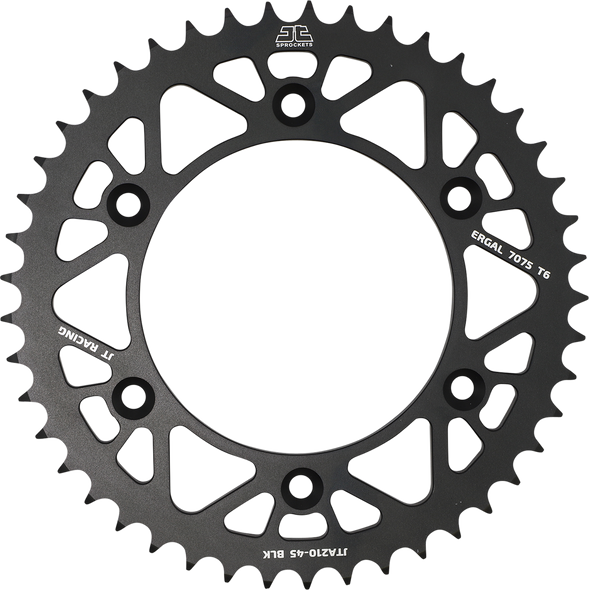 JT SPROCKETS Rear Sprocket - Honda - Black - 48 Tooth JTA210.48BLK