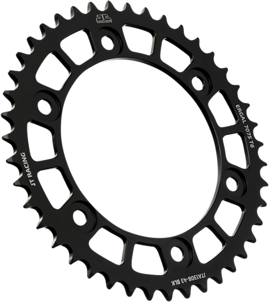 JT SPROCKETS Rear Sprocket - Honda - Black - 43-Tooth JTA1308.43BLK